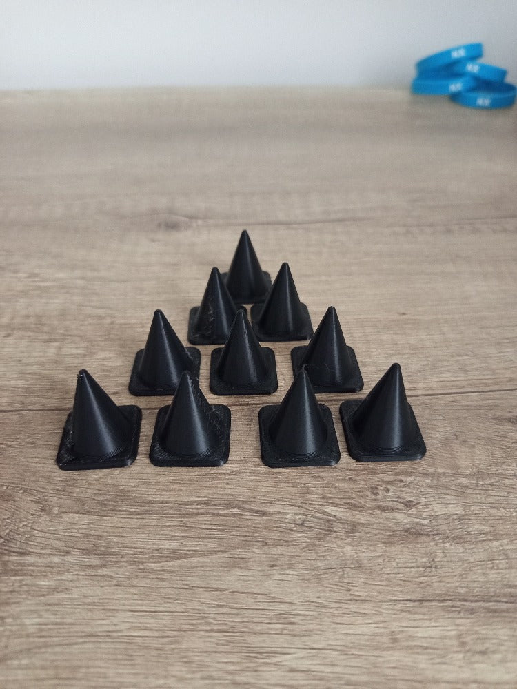 Kužely – Sada 10 ks (3D tisk)